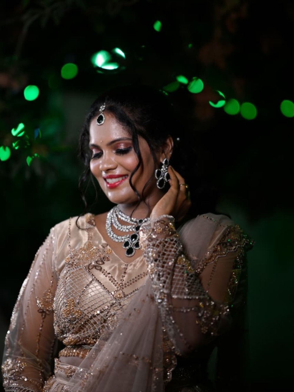 Engagement makeup by Beena's